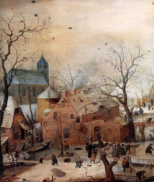 Winter Landscape with Skaters